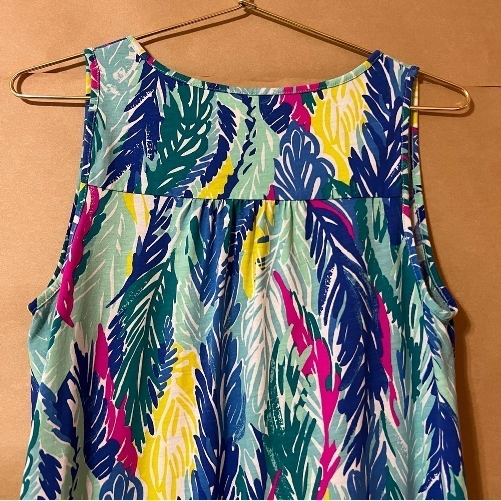 Lilly Pulitzer | Blythe V-Neck Swing Dress Popover Light As A Feather Size XS - Picture 11 of 16